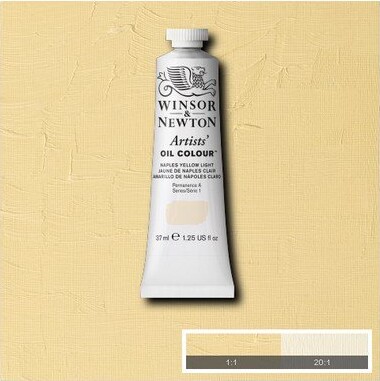 Winsor Newton - Oliemaling - Artists - Naples Yellow Light 37 Ml