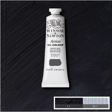 Winsor Newton - Oliemaling - Artists - Paynes Grey 37 Ml