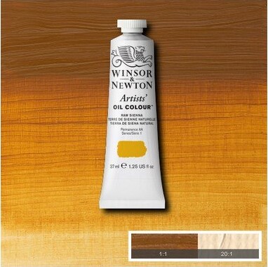 Winsor Newton - Oliemaling - Artists - Raw Sienna 37 Ml