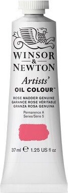 Winsor Newton - Oliemaling - Artists - Rose Madder Genuine 37 Ml