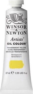 Winsor Newton - Oliemaling - Artists - Transparent Yellow 37 Ml