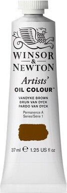 Winsor Newton - Oliemaling - Artists - Vandyke Brown 37 Ml