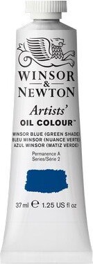Winsor Newton - Oliemaling - Artists - Winsor Blue Green Shade 37 Ml