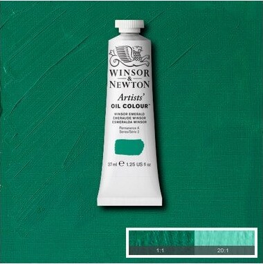 Winsor Newton - Oliemaling - Artists - Winsor Emerald 37 Ml