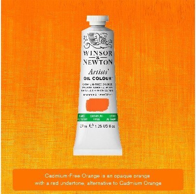 Winsor Newton - Oliemaling - Cadmium Free Orange 37 Ml