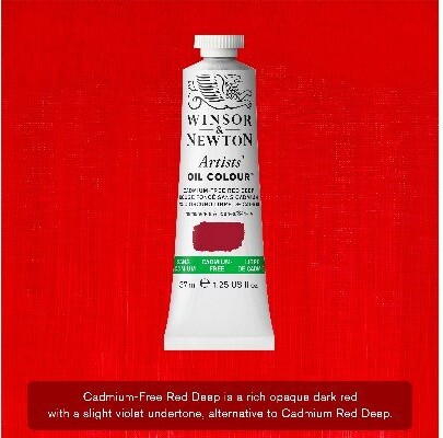 Winsor Newton - Oliemaling - Artists - Cadmium-Free Red Deep 37 Ml