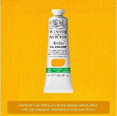 Winsor Newton - Oliemaling - Artists - Cadmium Free Yellow 37 Ml