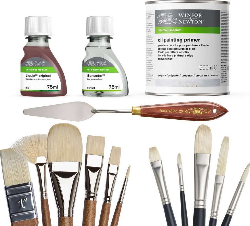 Winsor Newton - Artists Oil - Oliemaling Sæt 8X37 Ml - Studio Case