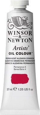 Winsor Newton - Oliemaling - Artists - Permanent Alizarin Crimson 37 Ml