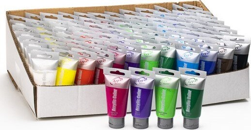 Artmaster 75Ml 96Stk 12 Farver Ass
