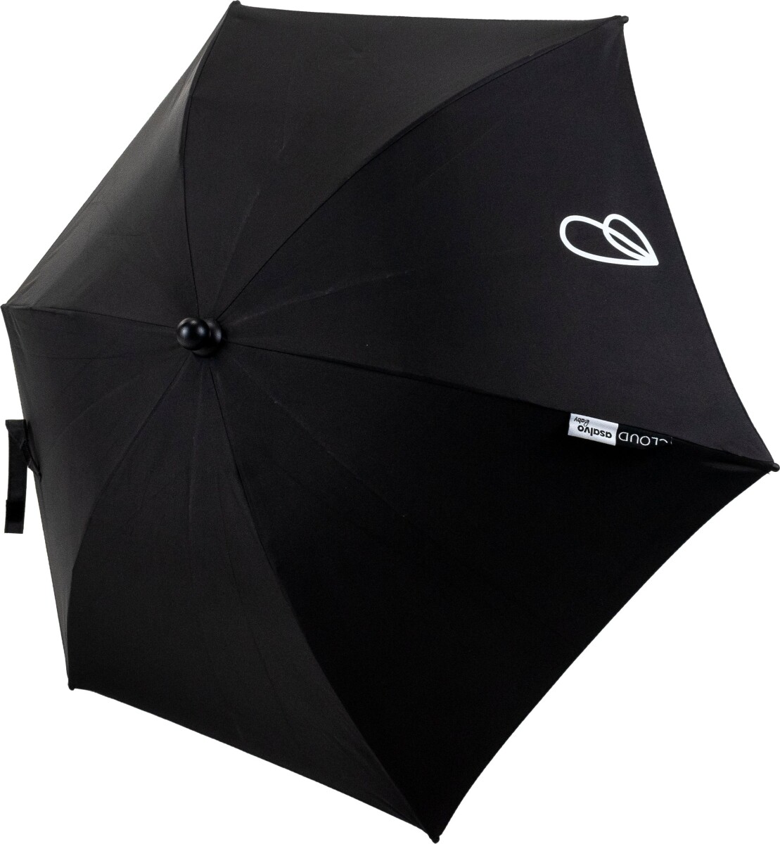 Asalvo - Parasol Uv 50 - Sort - 50 Cm X 72 Cm X 20 Cm