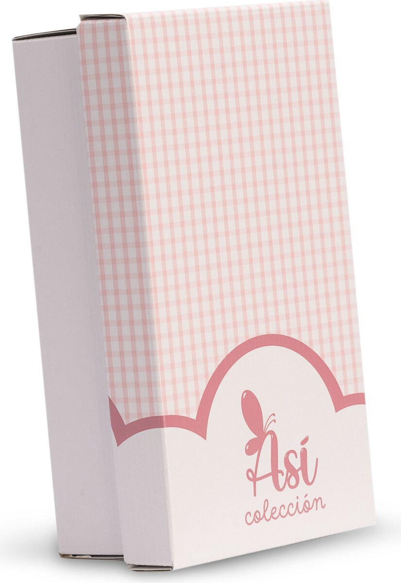 Asi - Oli Baby Dukke - Pige - 30 Cm - Pink Top Og Løs Nederdel
