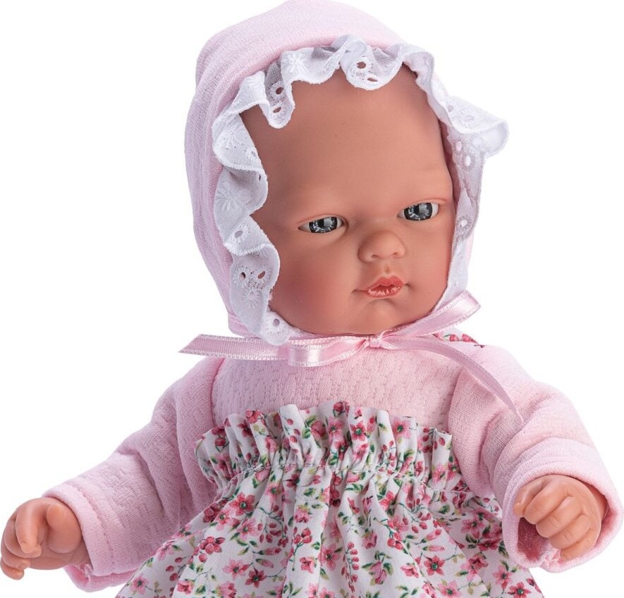 Asi - Oli Baby Dukke - Pige - 30 Cm - Pink Top Og Løs Nederdel