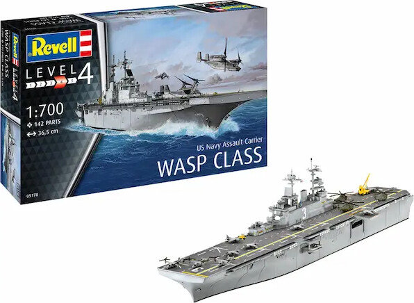 Revell - Wasp Clasp Skib Byggesæt - 1 700 - Level 4 - 05178