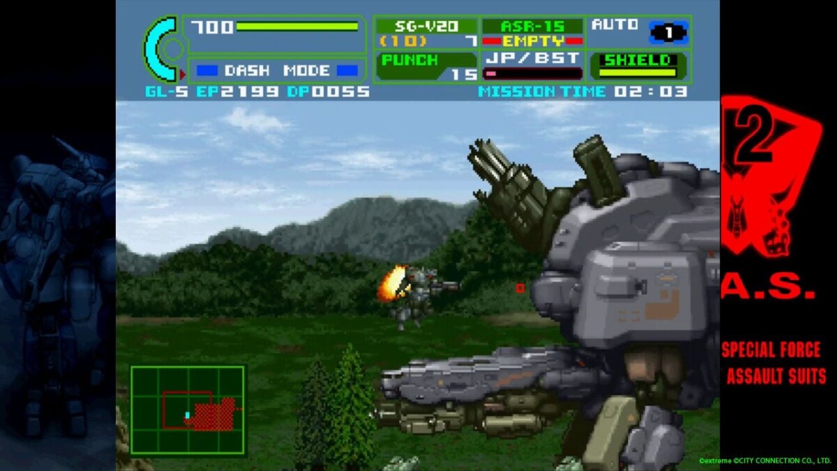 Assault Suit Leynos 2 Saturn Tribute