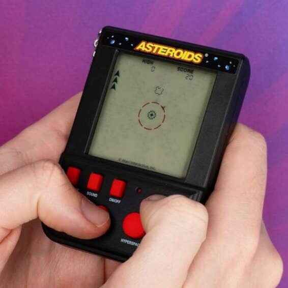 Asteroids - Keyring Arcade