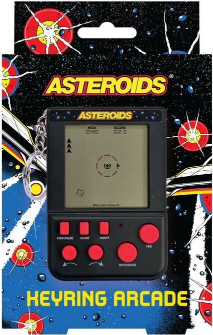 Asteroids - Keyring Arcade