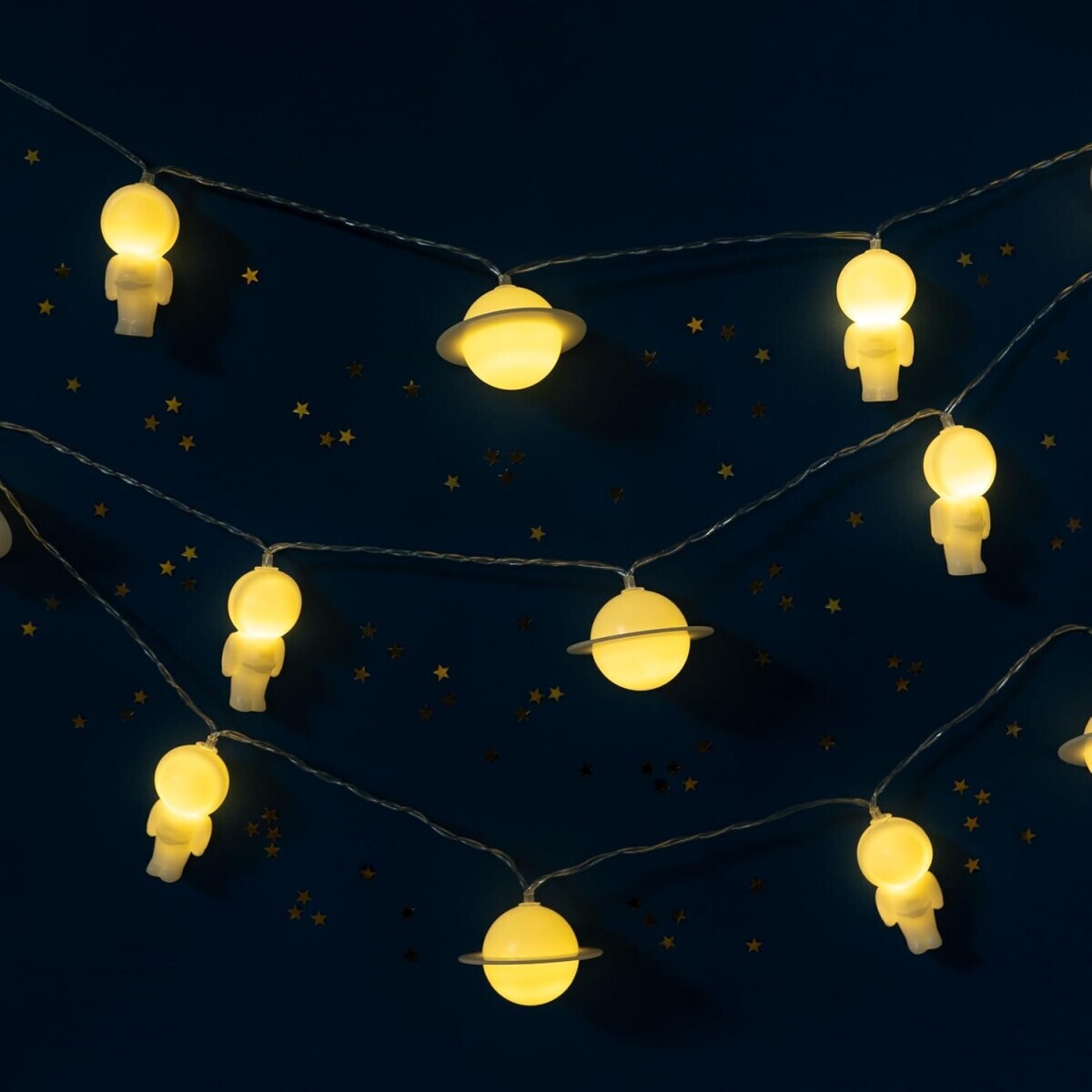 Astronaut String Lights - Glow In The Dark