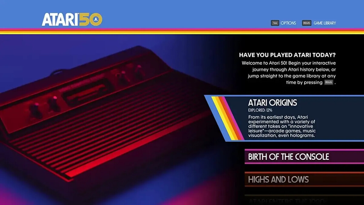 Atari 50 The Anniversary Celebration Expanded Steelbook Edition