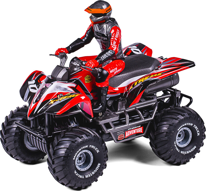 Atv Motorsport Rc 1 8 2 4Ghz Red - Tec-Toy