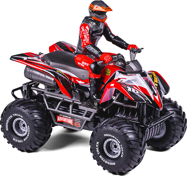 Atv Motorsport Rc 1 8 2 4Ghz Red - Tec-Toy