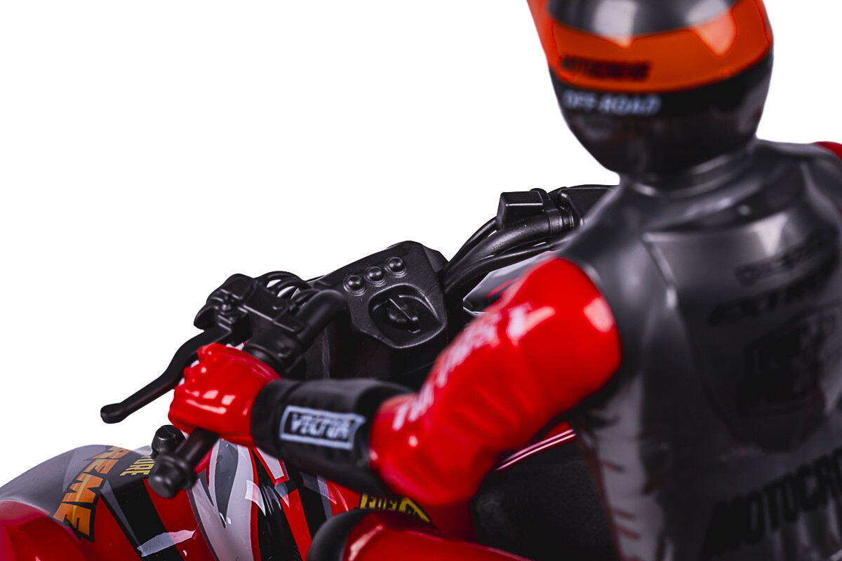 Atv Motorsport Rc 1 8 2 4Ghz Red - Tec-Toy