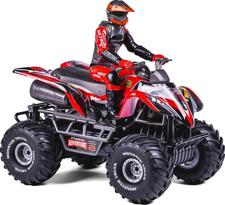 Atv Motorsport Rc 1 8 2 4Ghz Red - Tec-Toy