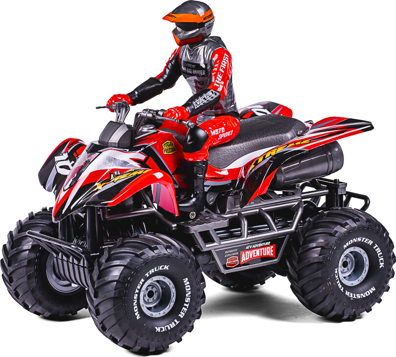 Atv Motorsport Rc 1 8 2 4Ghz Red - Tec-Toy