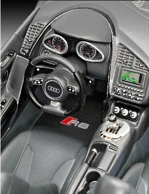 Revell - Audi R8 Model Bil Byggesæt - 1 24 - 07057