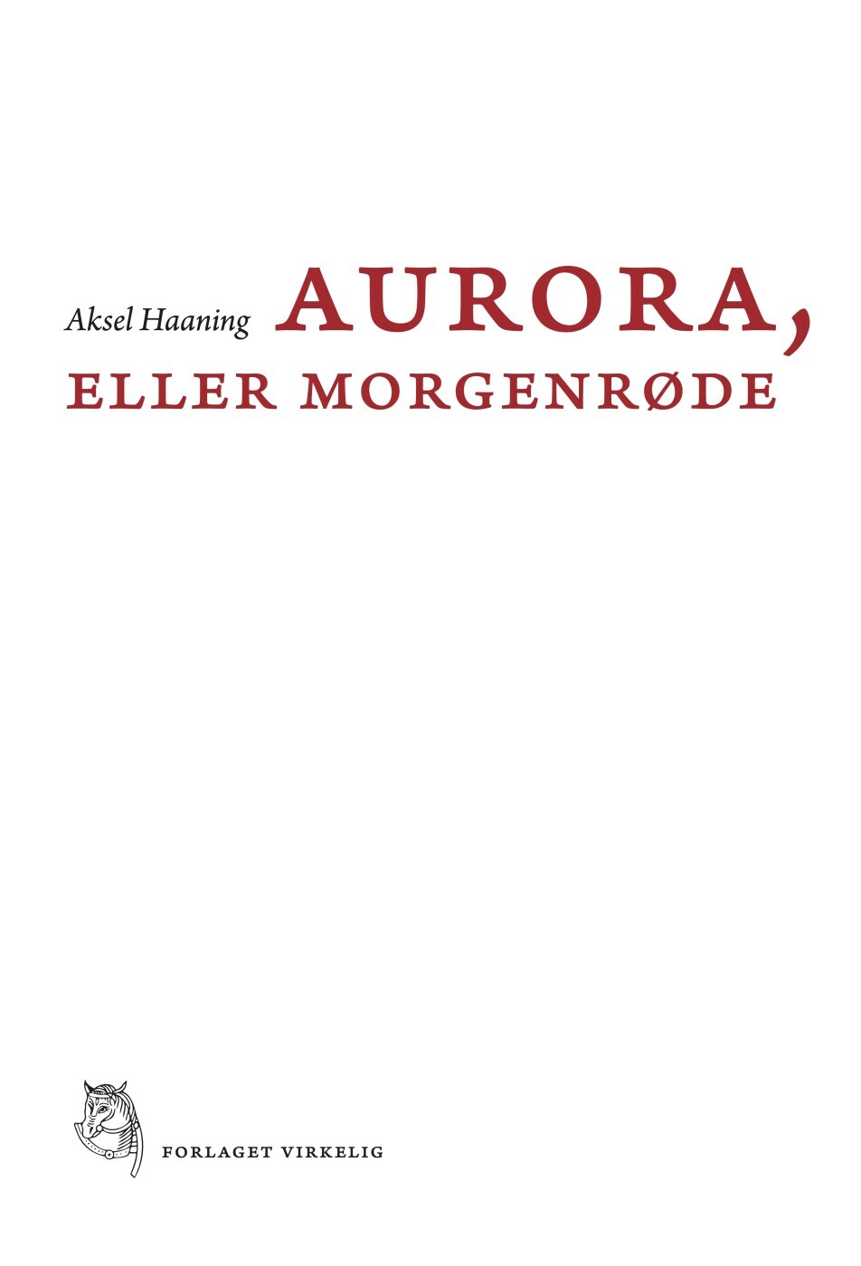 Aurora Eller Morgenrøde