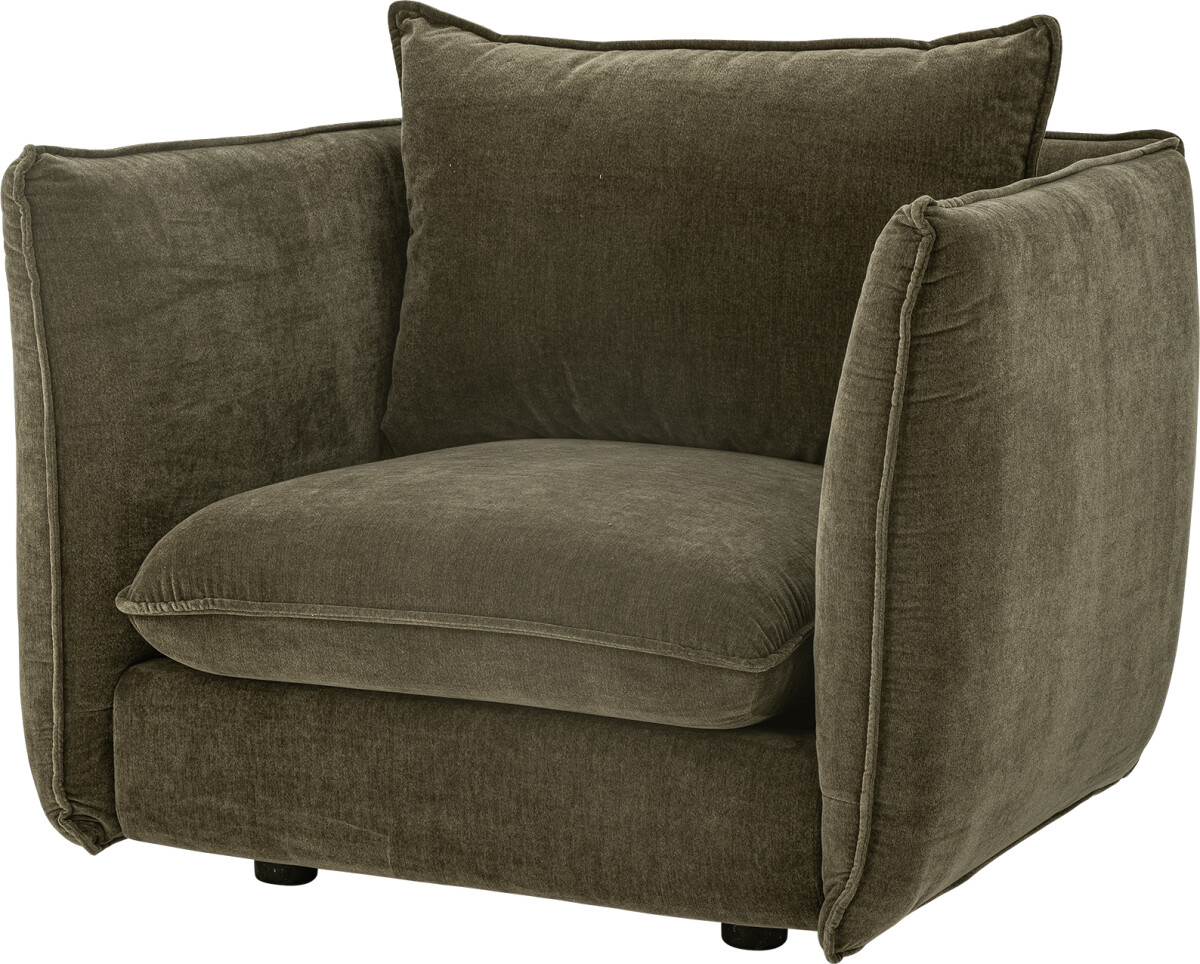 Bloomingville - Austin Loungestol - Grøn - Genanvendt Polyester