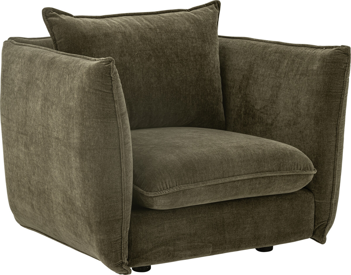 Bloomingville - Austin Loungestol - Grøn - Genanvendt Polyester