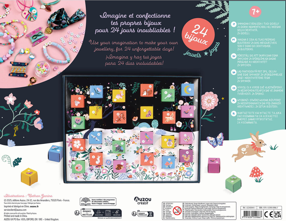 Auzou - Adventskalender - Mine Smykker