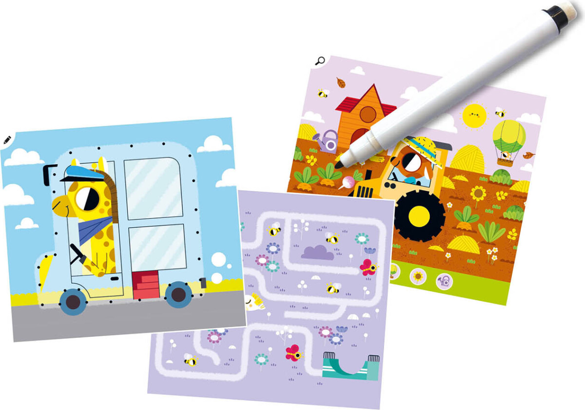 Auzou - Aktivitetskort - 20 Opgaver - På Rejsen