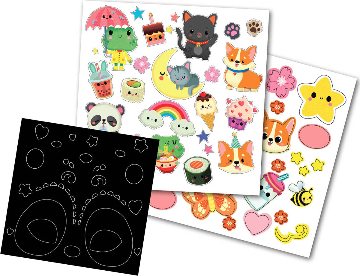 Auzou - Aktivitetssæt - Dekorer Masker - Kawaii