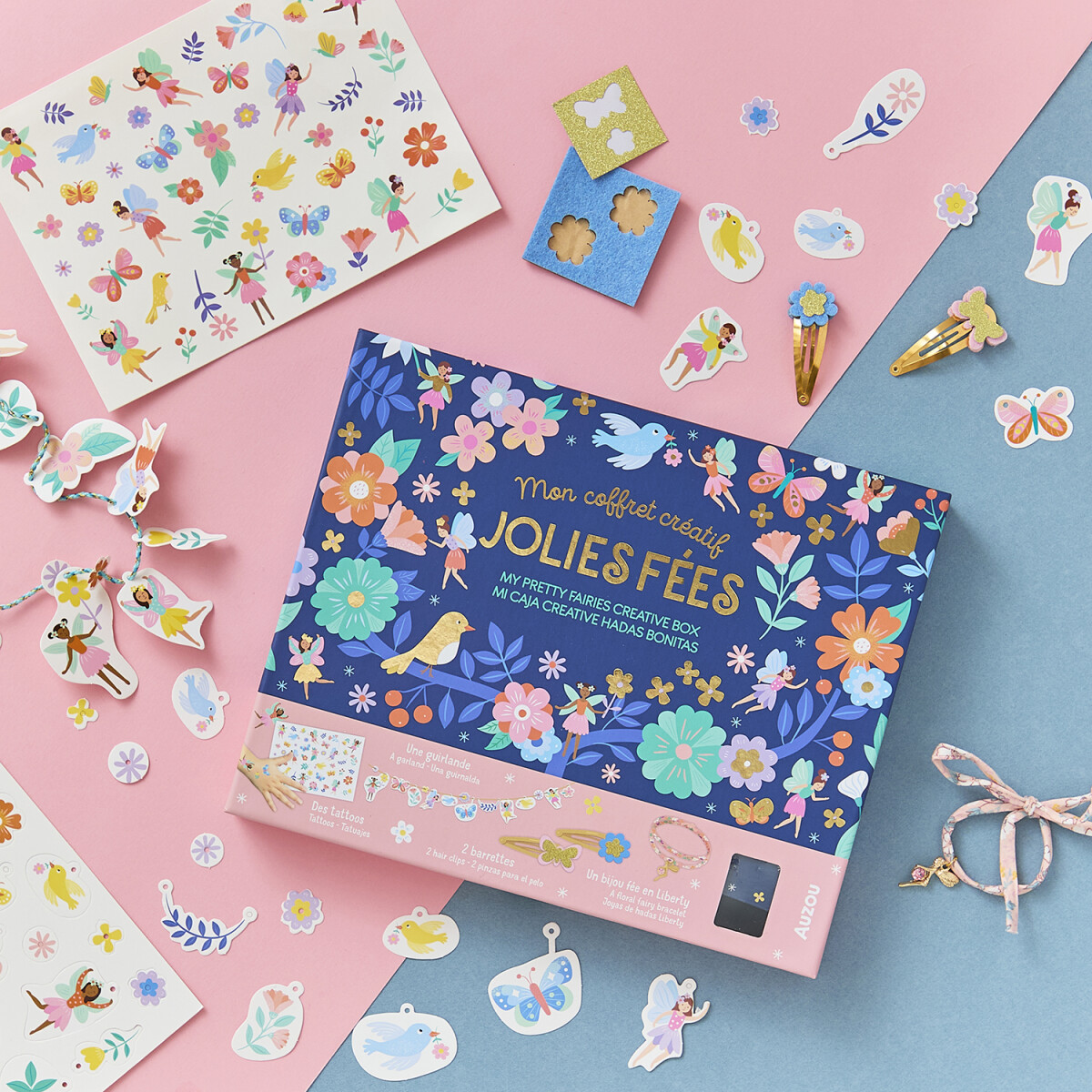 Auzou - Aktivitetssæt - Kreativ Boks - Feer