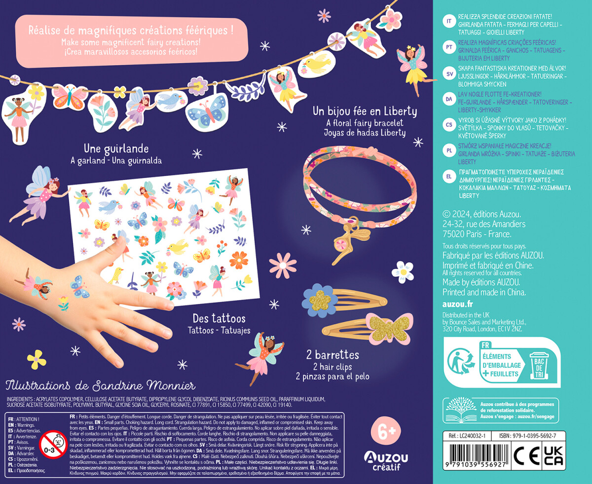 Auzou - Aktivitetssæt - Kreativ Boks - Feer