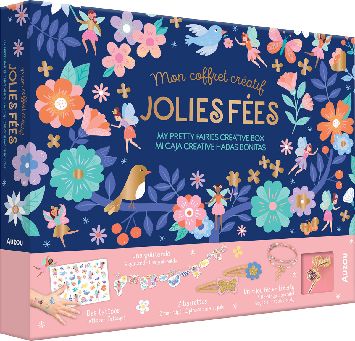 Auzou - Aktivitetssæt - Kreativ Boks - Feer