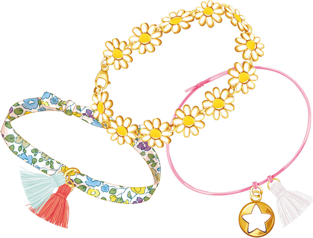 Auzou - Jewellery Factory - Boheme Armbånd - Stort Sæt