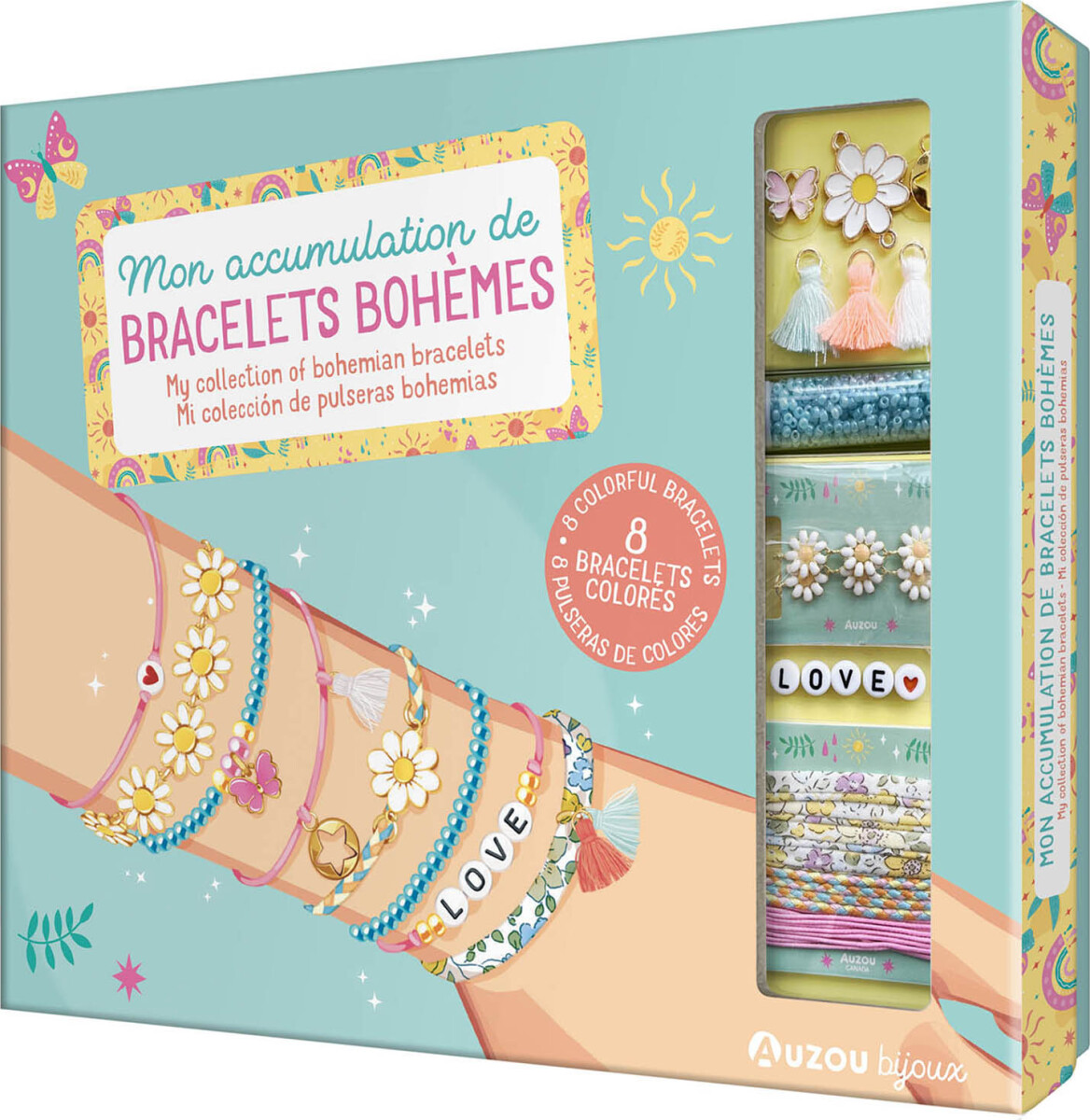 Auzou - Jewellery Factory - Boheme Armbånd - Stort Sæt