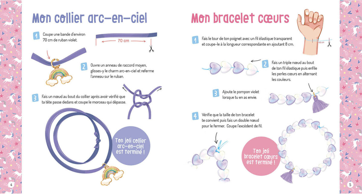 Auzou - Jewellery Factory - Eventyrlige Armbånd - Selvlysende