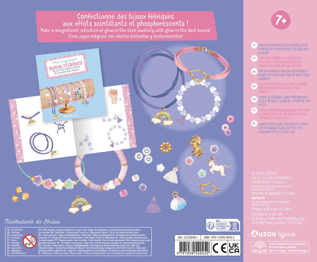 Auzou - Jewellery Factory - Eventyrlige Armbånd - Selvlysende