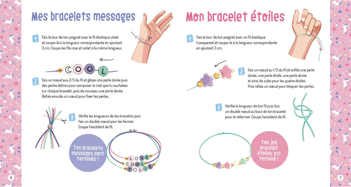 Auzou - Jewellery Factory - Eventyrlige Armbånd - Selvlysende