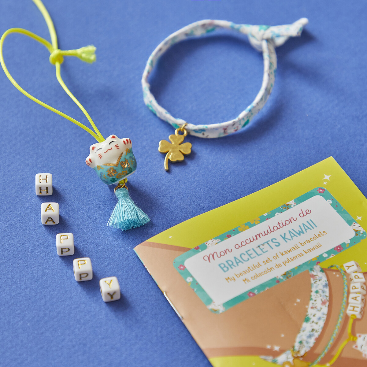 Auzou - Jewellery Factory - Lav Selv Kawaii Lykkearmbånd - Sæt