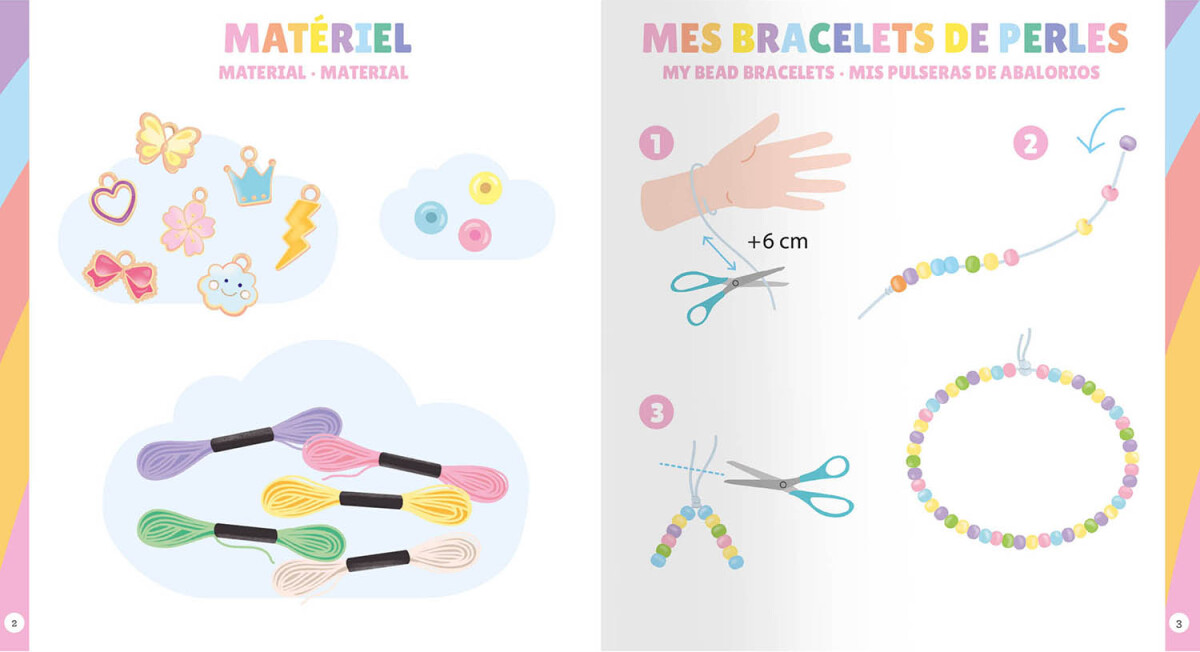 Auzou - Jewellery Factory - Regnbue Armbånd