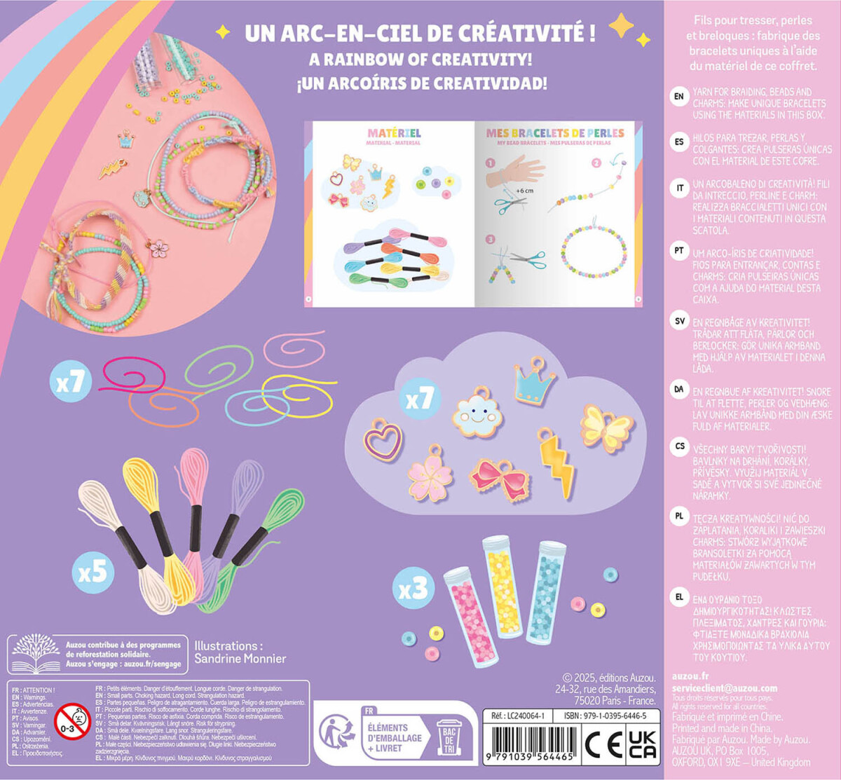 Auzou - Jewellery Factory - Regnbue Armbånd