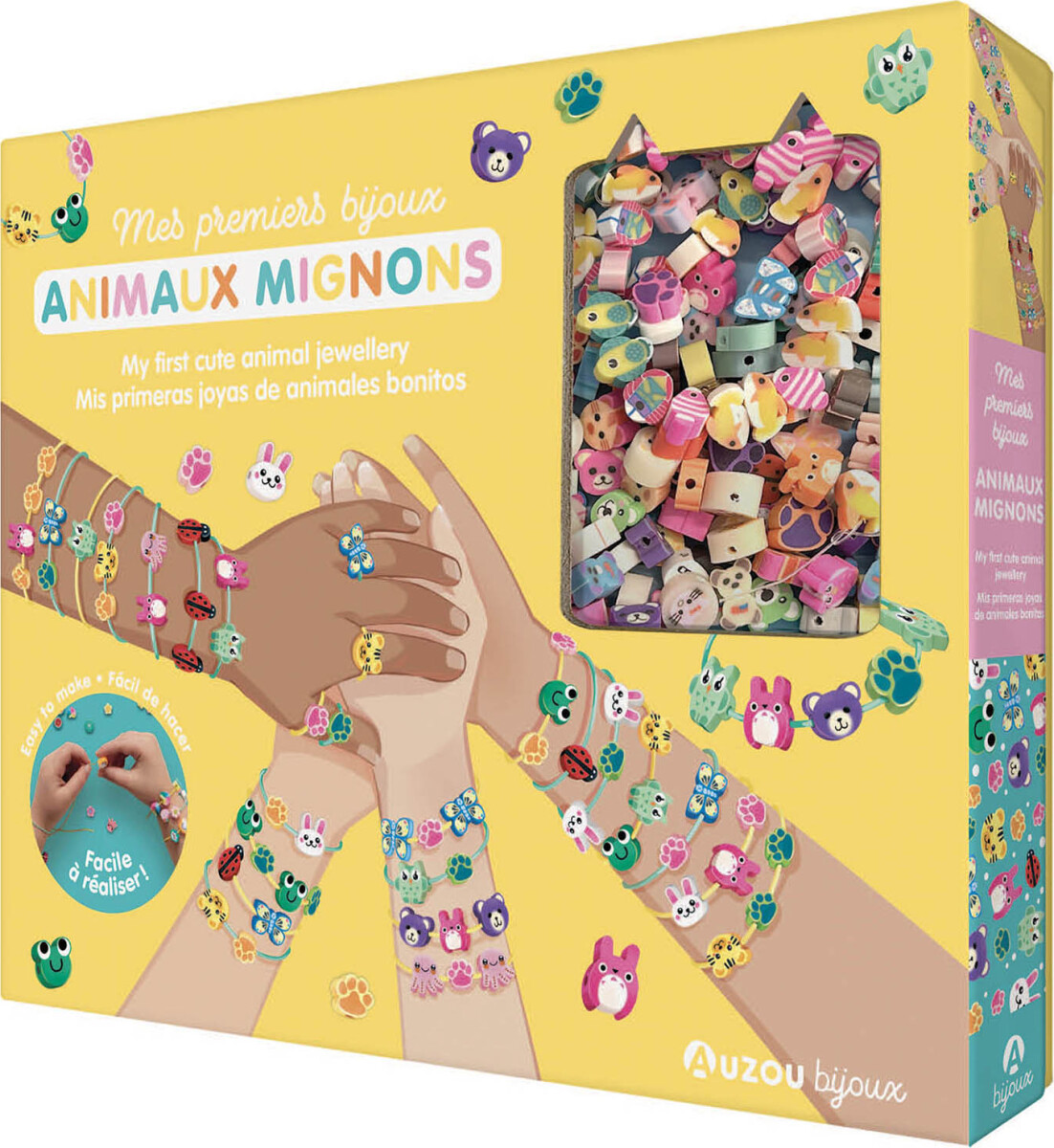 Auzou - Jewellery Factory - Søde Smykker Med Dyr - Medium Sæt