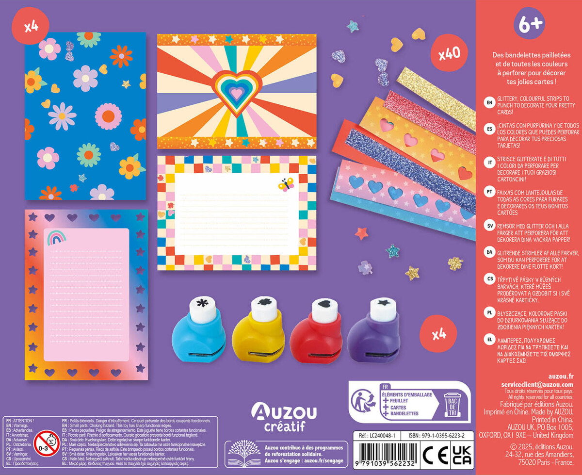 Auzou - Kreasæt - Perforering Hulsæt