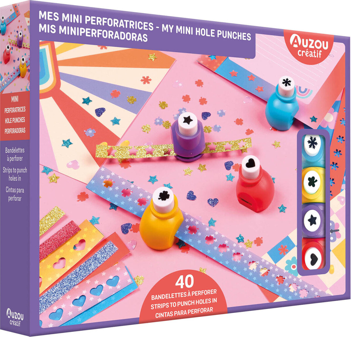 Auzou - Kreasæt - Perforering Hulsæt