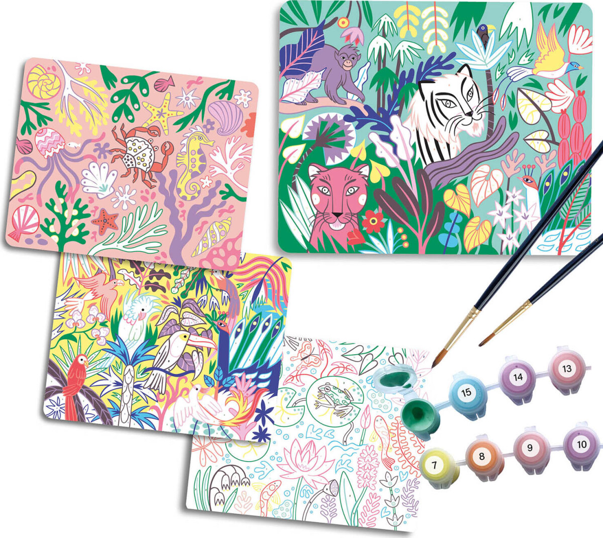 Mal Efter Tal - Den Vilde Natur - Auzou